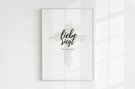 Poster – Liebe siegt. Für alle Zeit.