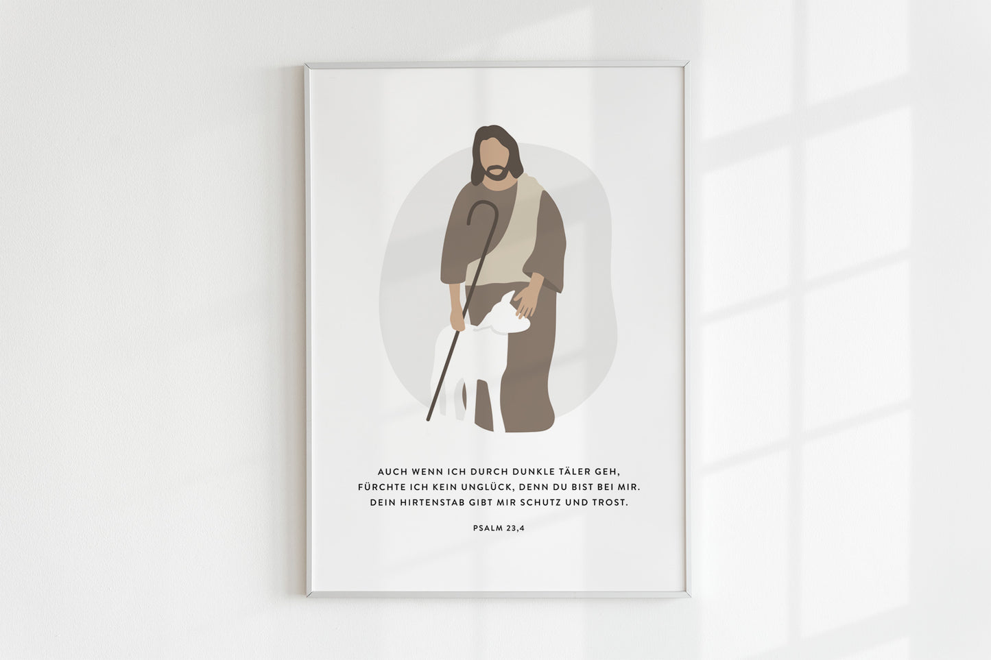 Poster – Der gute Hirte (Psalm 23,4)