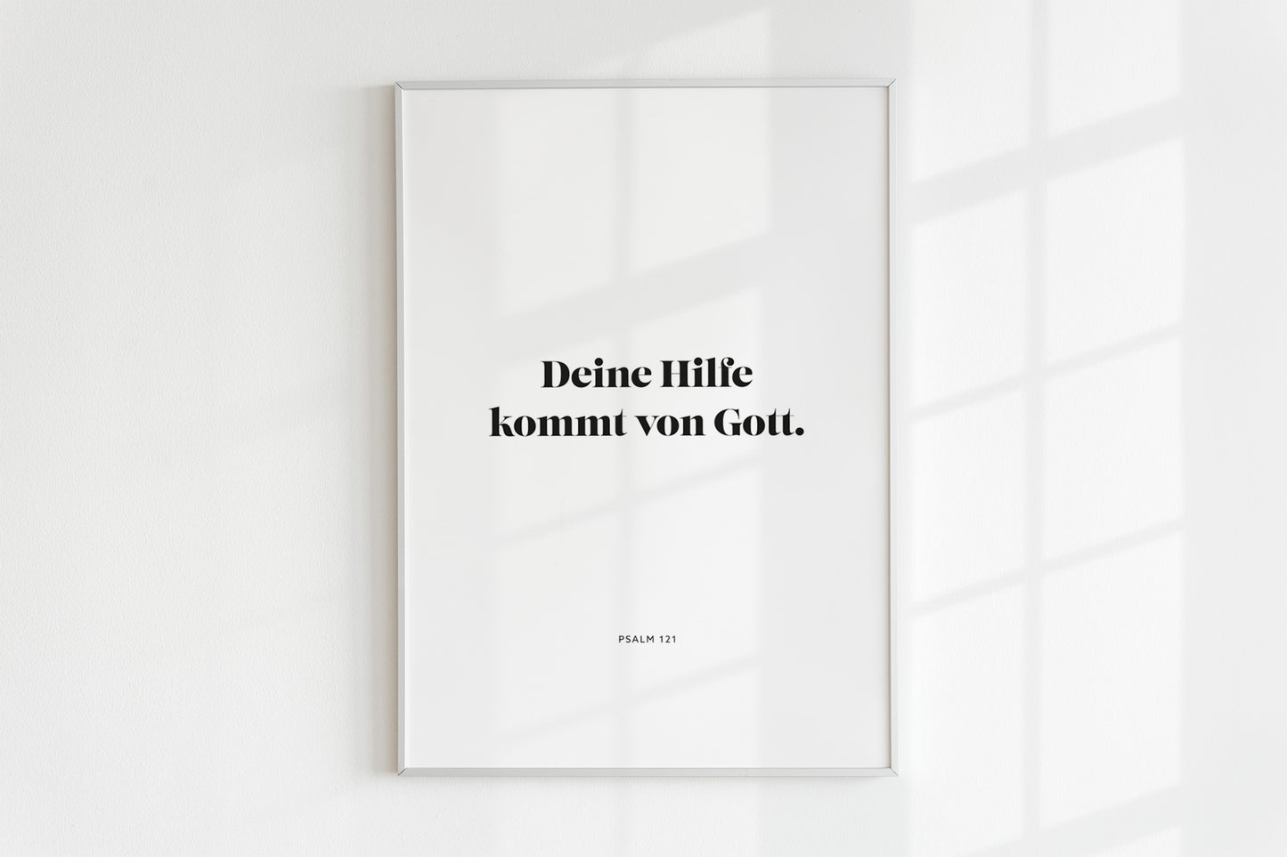 Poster – Deine Hilfe kommt von Gott