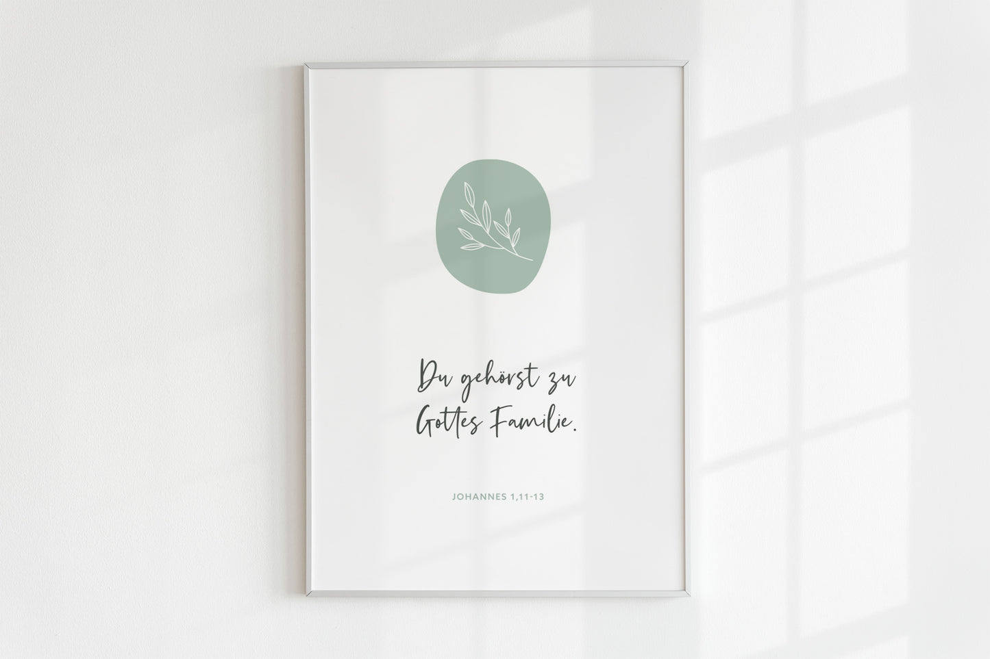 Poster – Du gehörst zu Gottes Familie