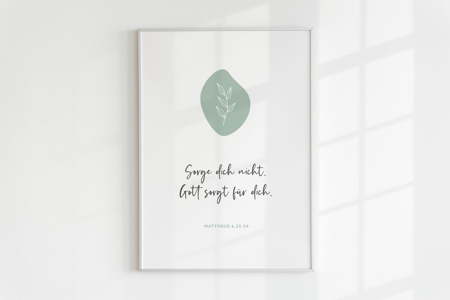 Poster – Sorge dich nicht