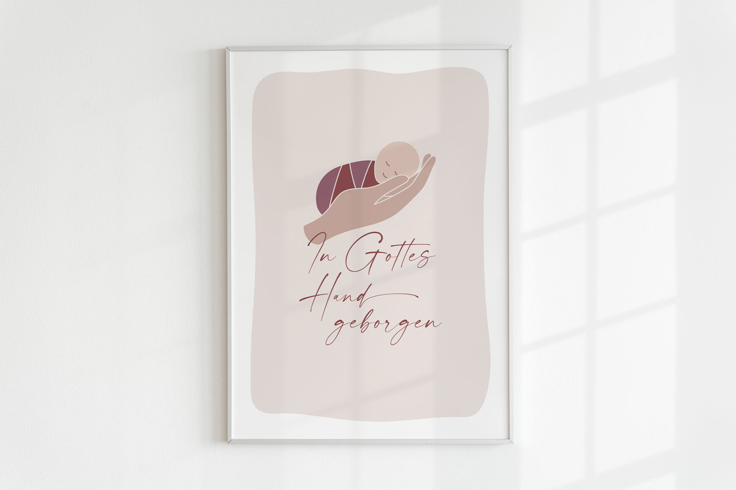 Poster – In Gottes Hand geborgen