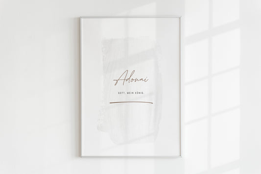 Poster – Adonai