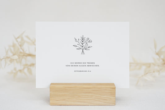 Ich werde die Tränen von deinen Augen abwischen