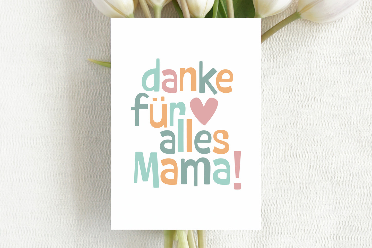 10 x Danke für alles Mama
