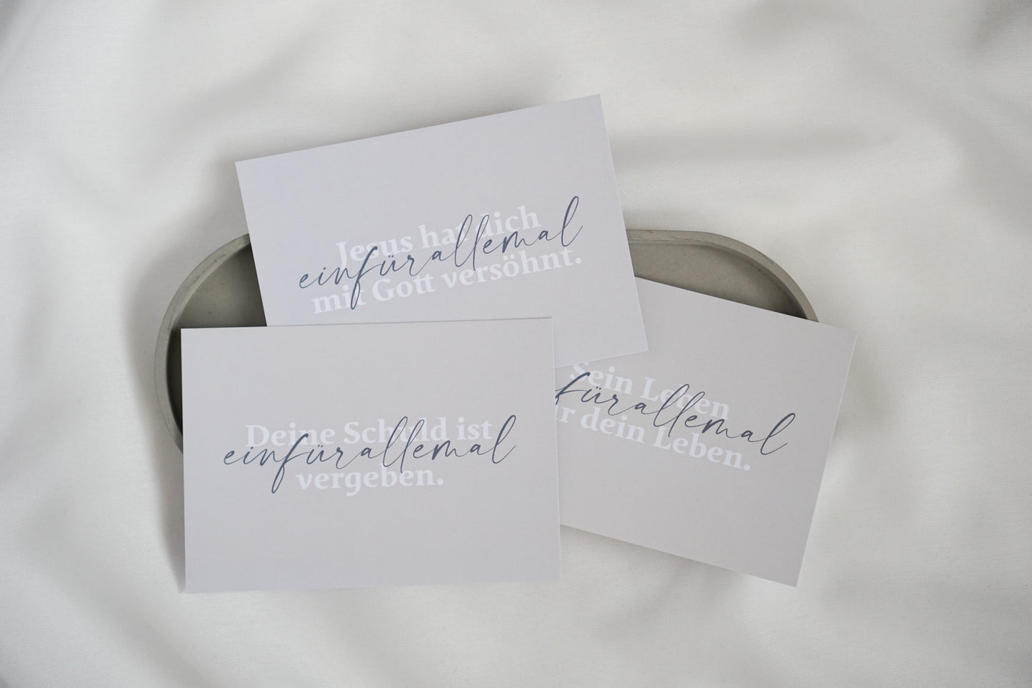 Set “einfürallemal” – 3 Karten