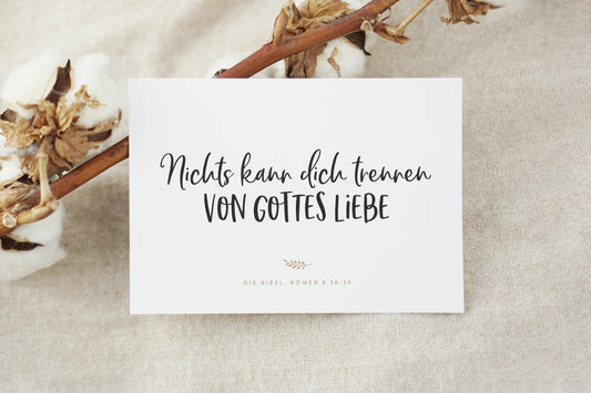 Nichts kann dich trennen von Gottes Liebe