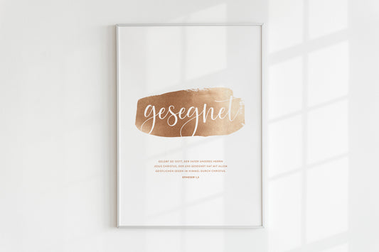 Poster – gesegnet