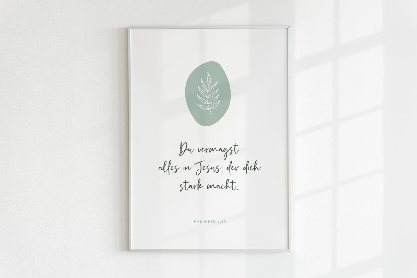 Poster – Du vermagst alles in Jesus