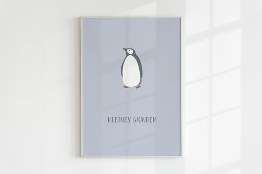 Poster – Kleines Wunder (Pinguin)