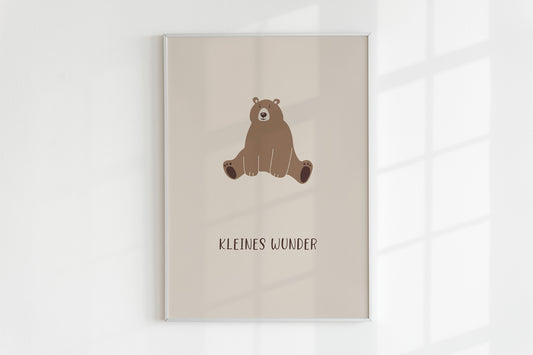 Poster – Kleines Wunder (Bär)