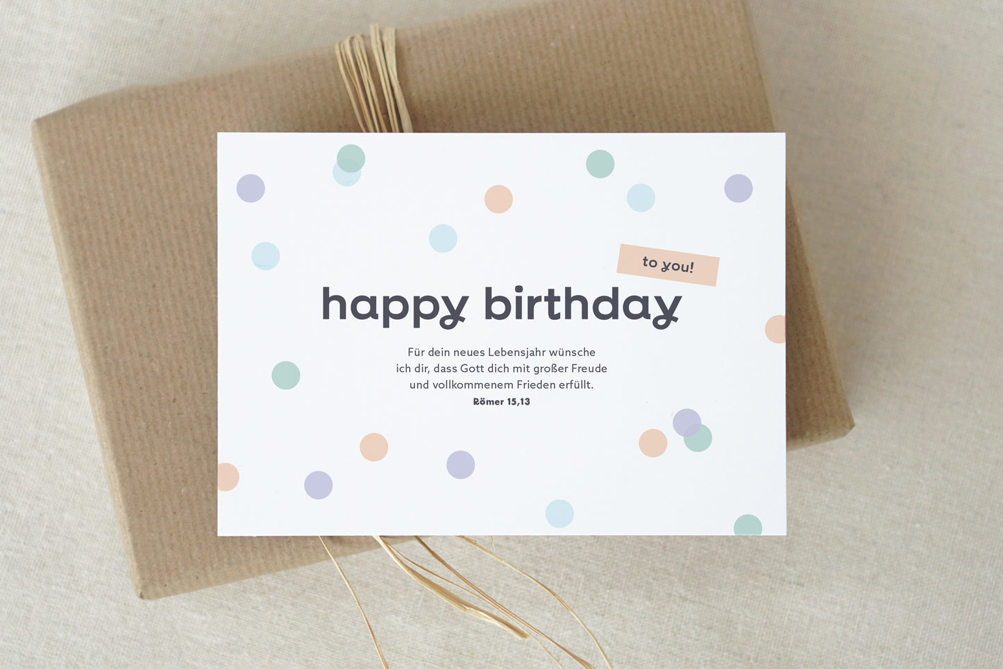 Set "Happy Birthday" – 3 Karten