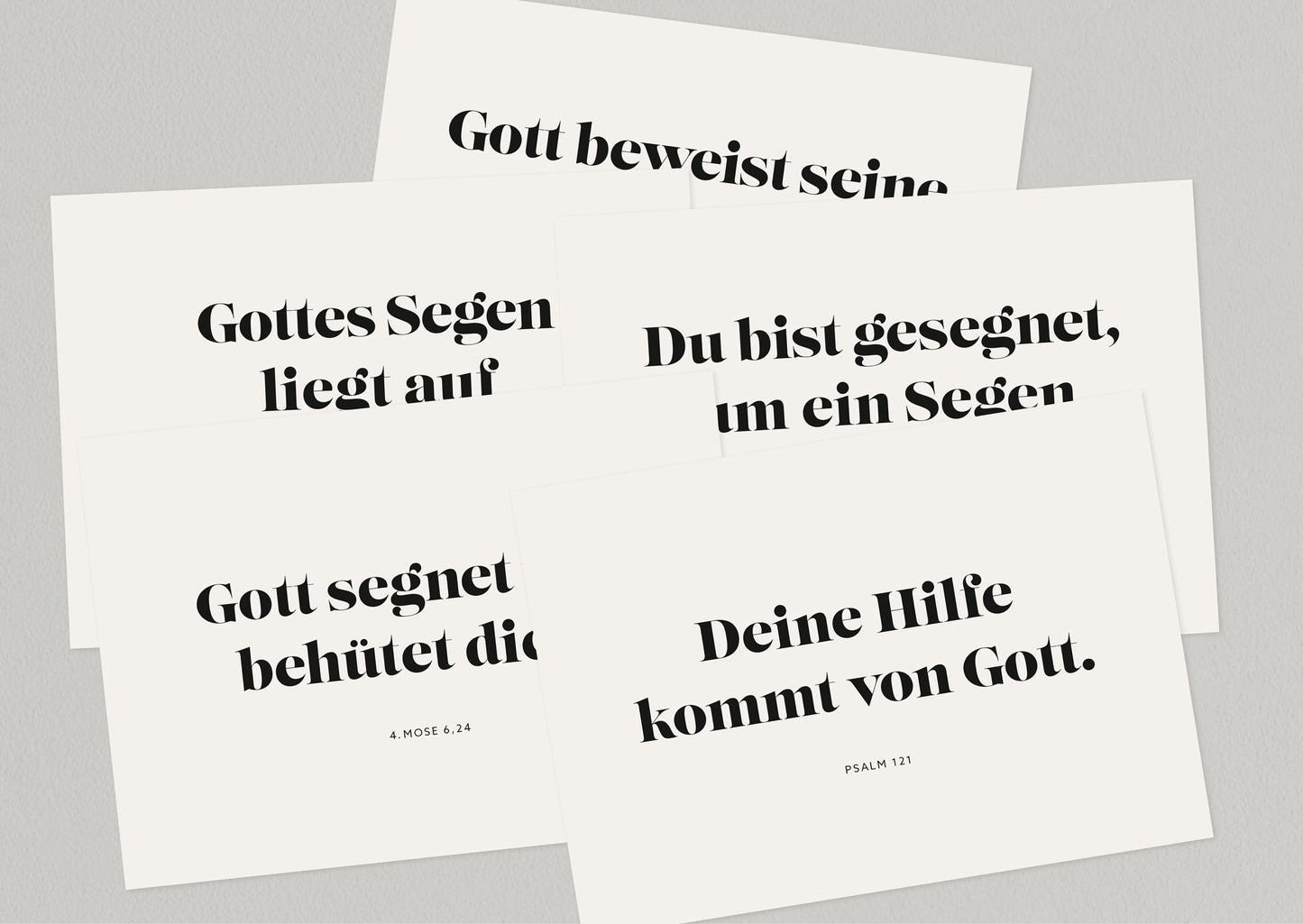 Set “Gott mit dir” – 5 Karten