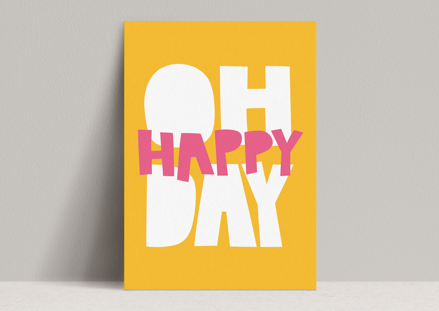 Oh happy day – orange/pink