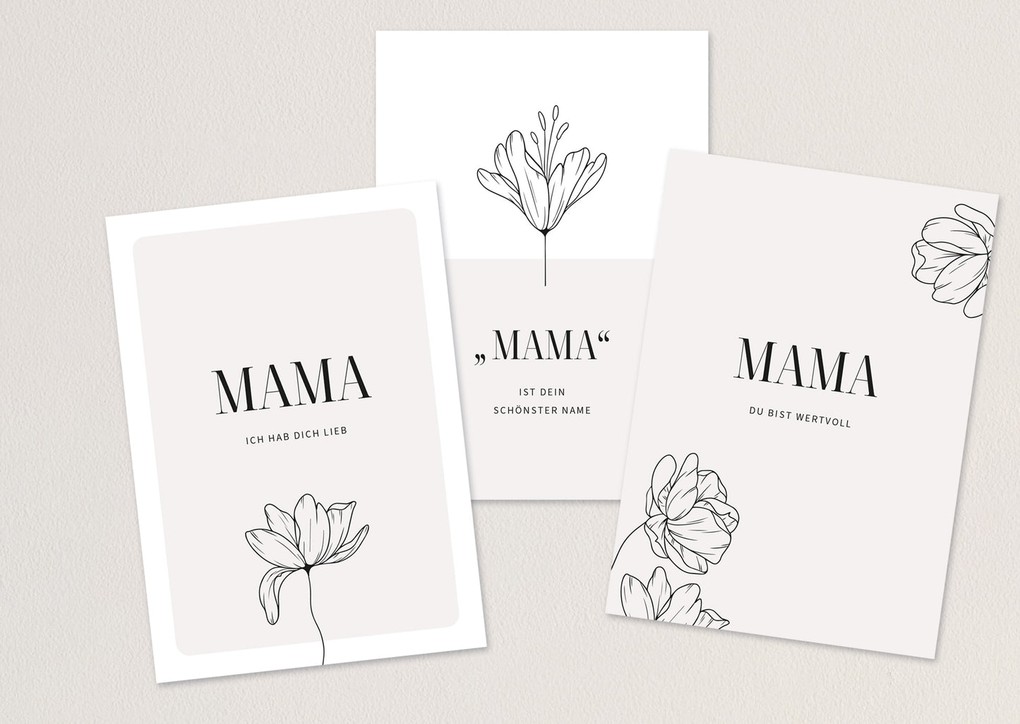 Set “Mama” – 3 Karten
