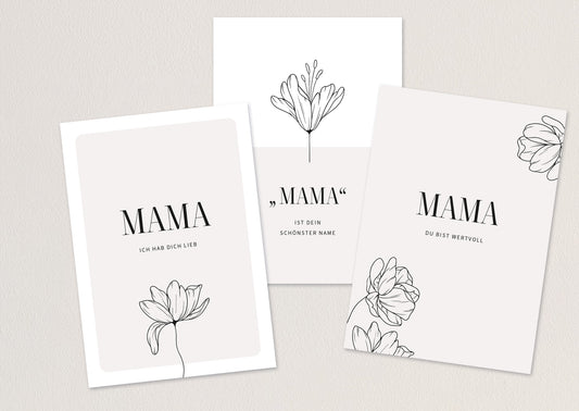 Set “Mama” – 3 Karten